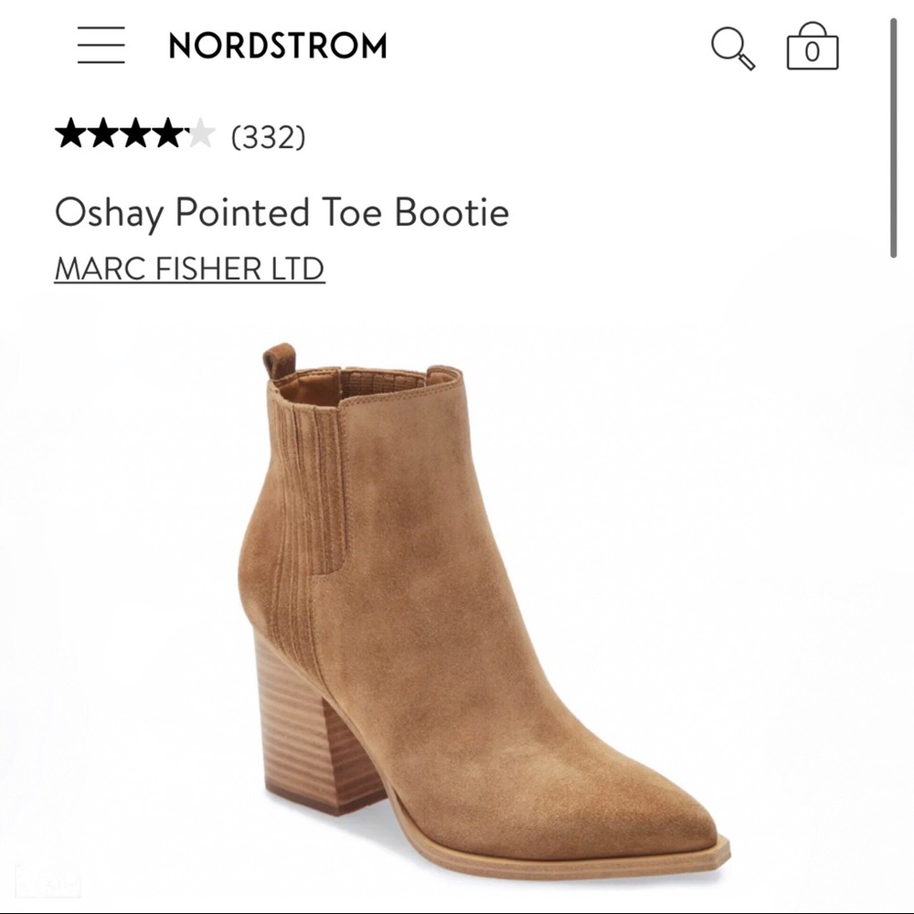 Marc Fisher Oshay Pointed Toe Bootie